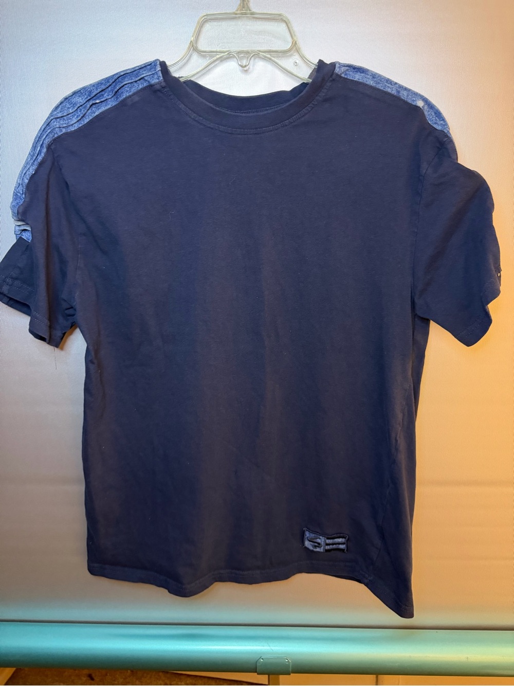 Vintage South Pole T Shirt Mens L Blue Short Sleeve Graphic Y2K Made USA